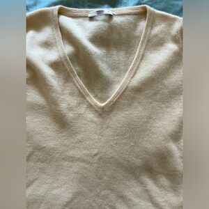 Prada cashmere 3/4 sleeve neck sweater
